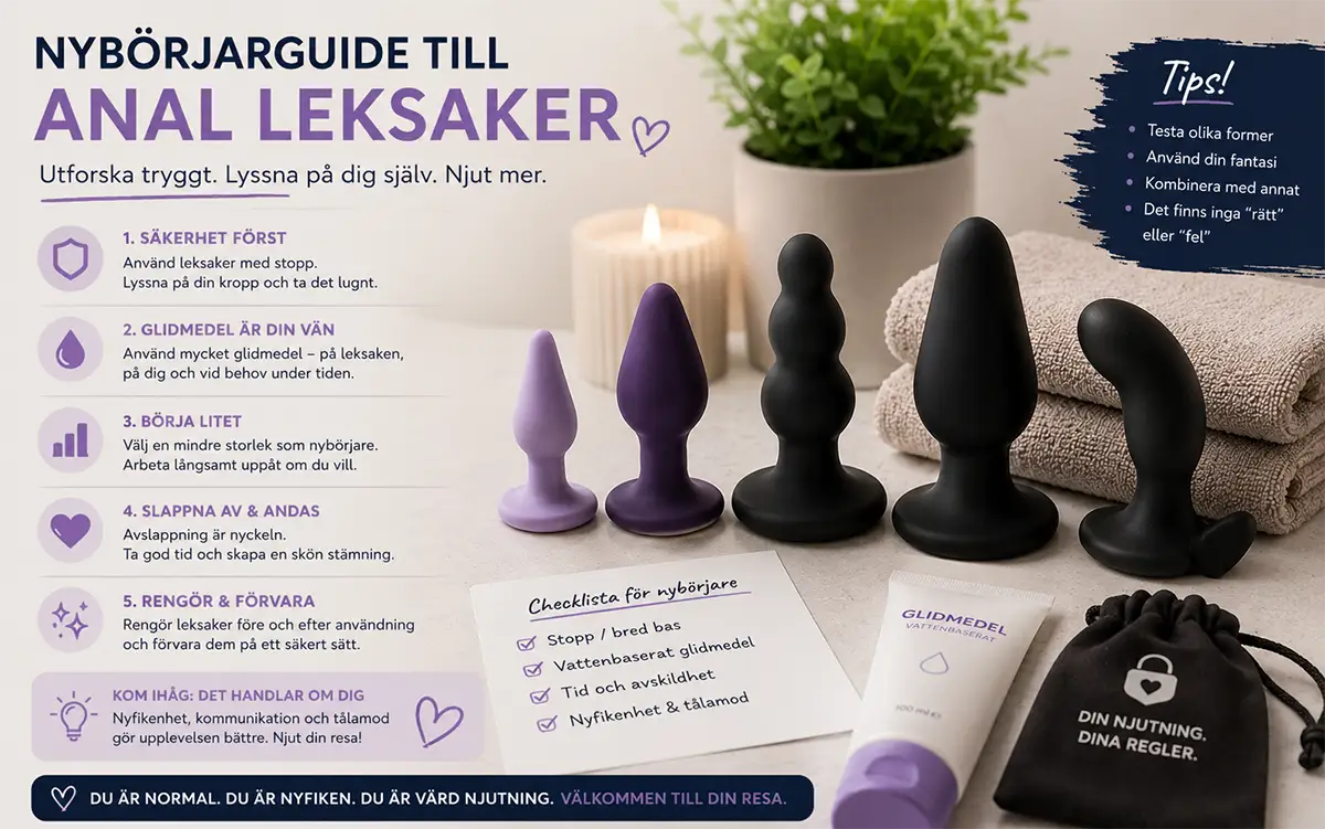 Nybörjarguide till anal leksaker