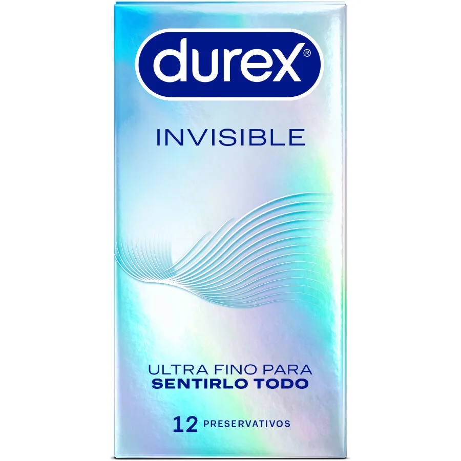 Durex Invisible Ultra Thin Condoms – Maximum Sensitivity Protection – 12 Pack
