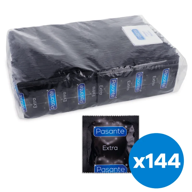 Pasante Extra Tjocka Kondomer – Storpack med 144