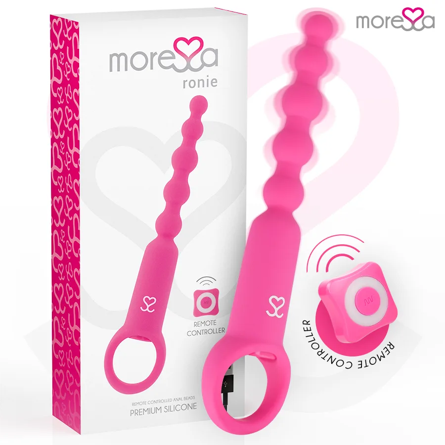Moressa Ronie Fjärrkontrollerad Analvibrator för Njutning – Rosa
