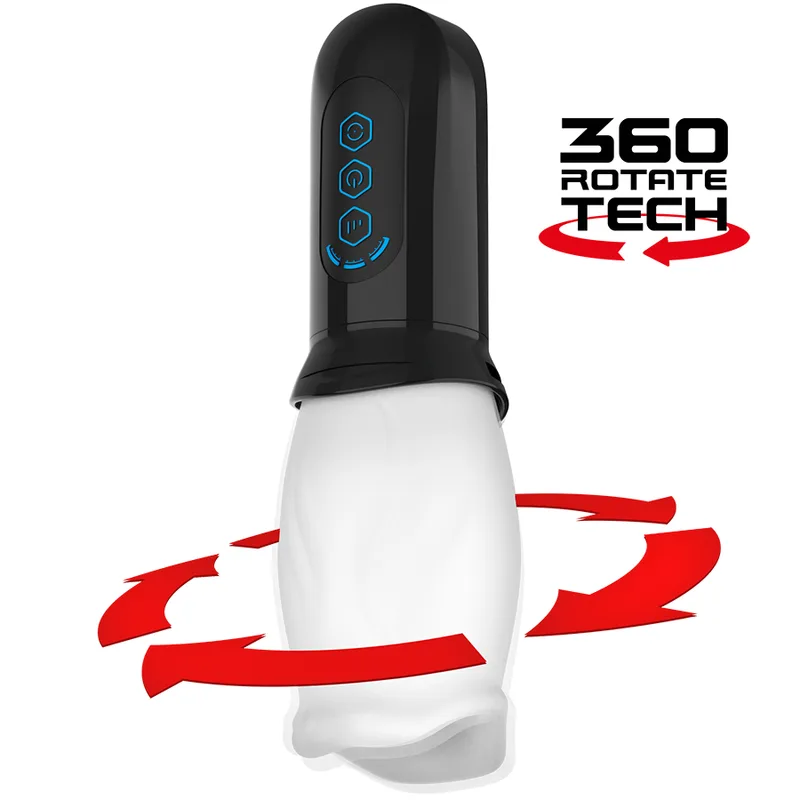 Jamyjob Spinjob Oral Stimulation Stroker med 360° rotationsteknik