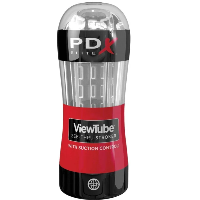 PDX Elite - ViewTube See-Thru Stroker Onanileksak med Sugkontroll | Klar
