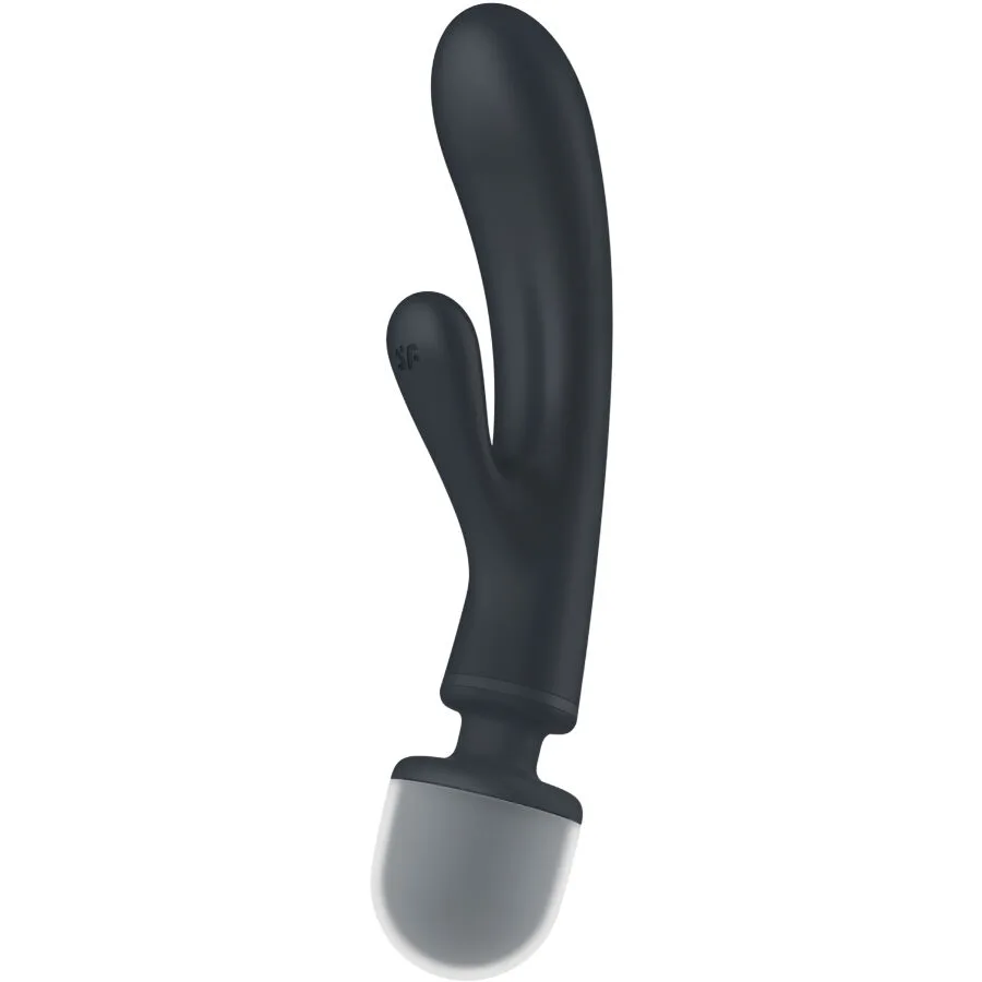 Satisfyer Triple Lover 2-i-1 Rabbit Vibrator & Kroppsmassager – Grå