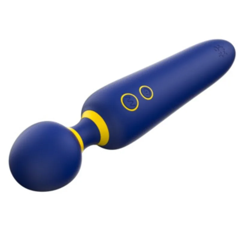 Romp Flip Vibrerande Wand – Ultratyst Personlig Massager med 10 Lägen i Blå