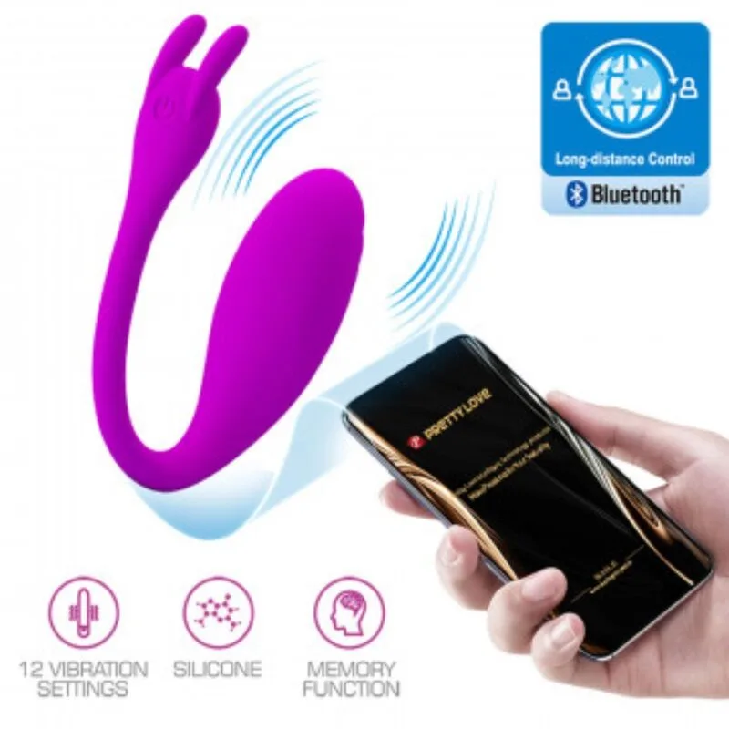 Pretty Love Catalina App-Styrd Massager – Lila