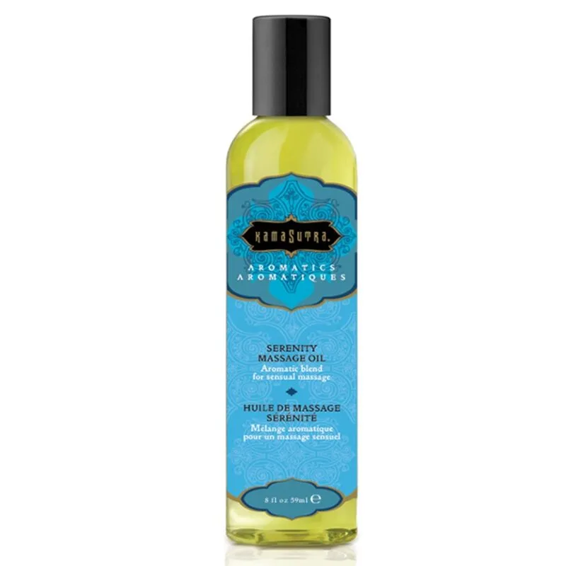 Kamasutra Serenity Massage Oil 59 ml – Relaxing Marjoram, Geranium & Lavender Blend