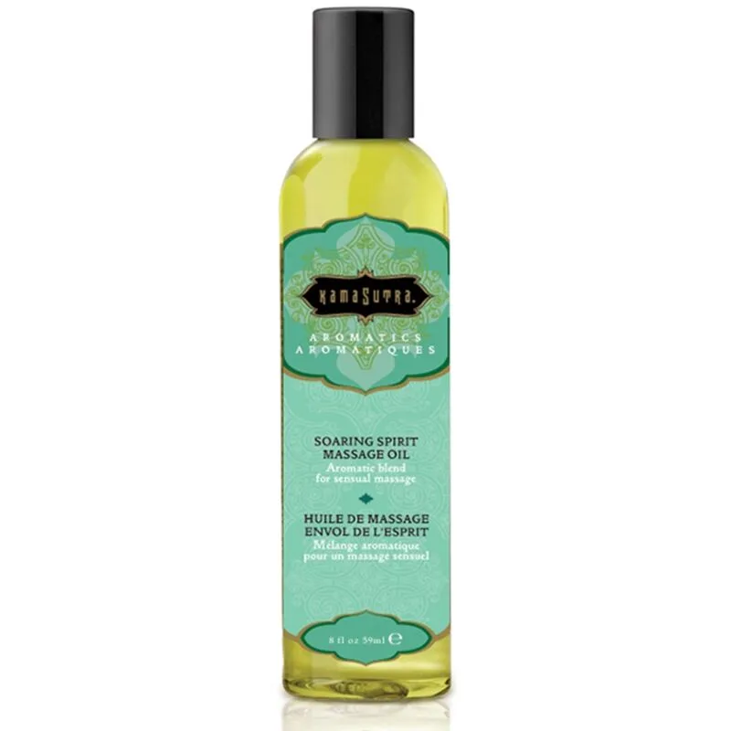 Kamasutra Soaring Spirit Sensual Massage Oil 59 ml – Orange, Lemon, Geranium & Rose Blend