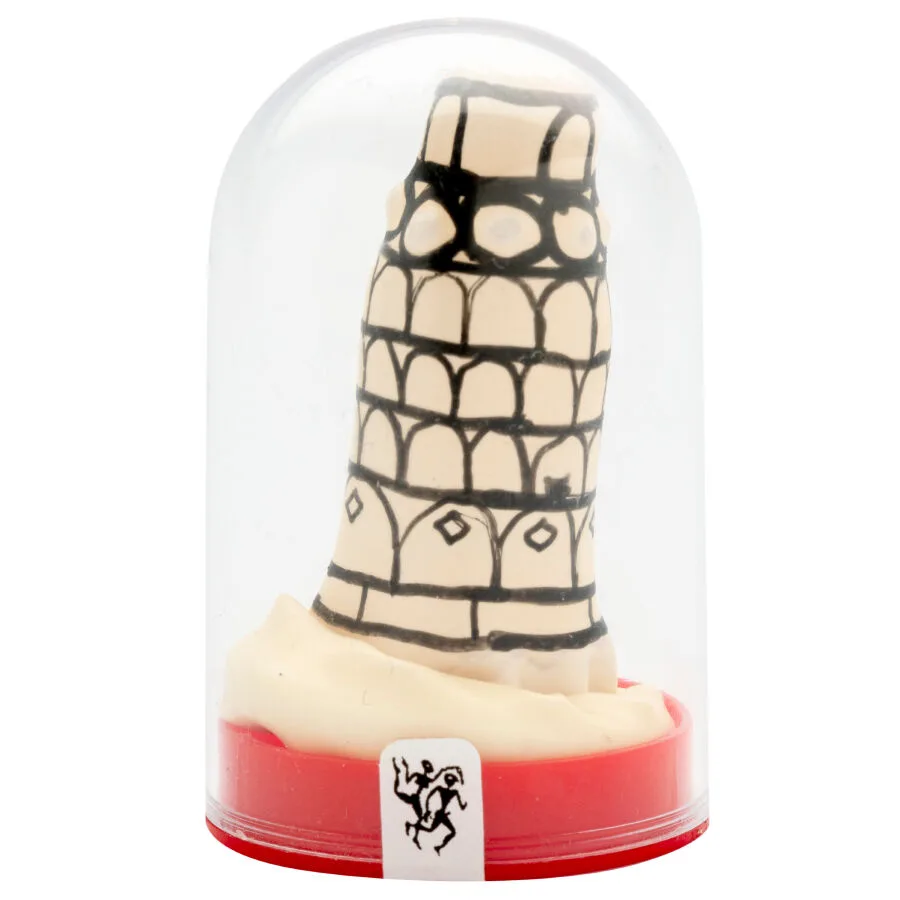 Condomerie – Handmålat Novelty-Kondom | Pisa-tornet Design