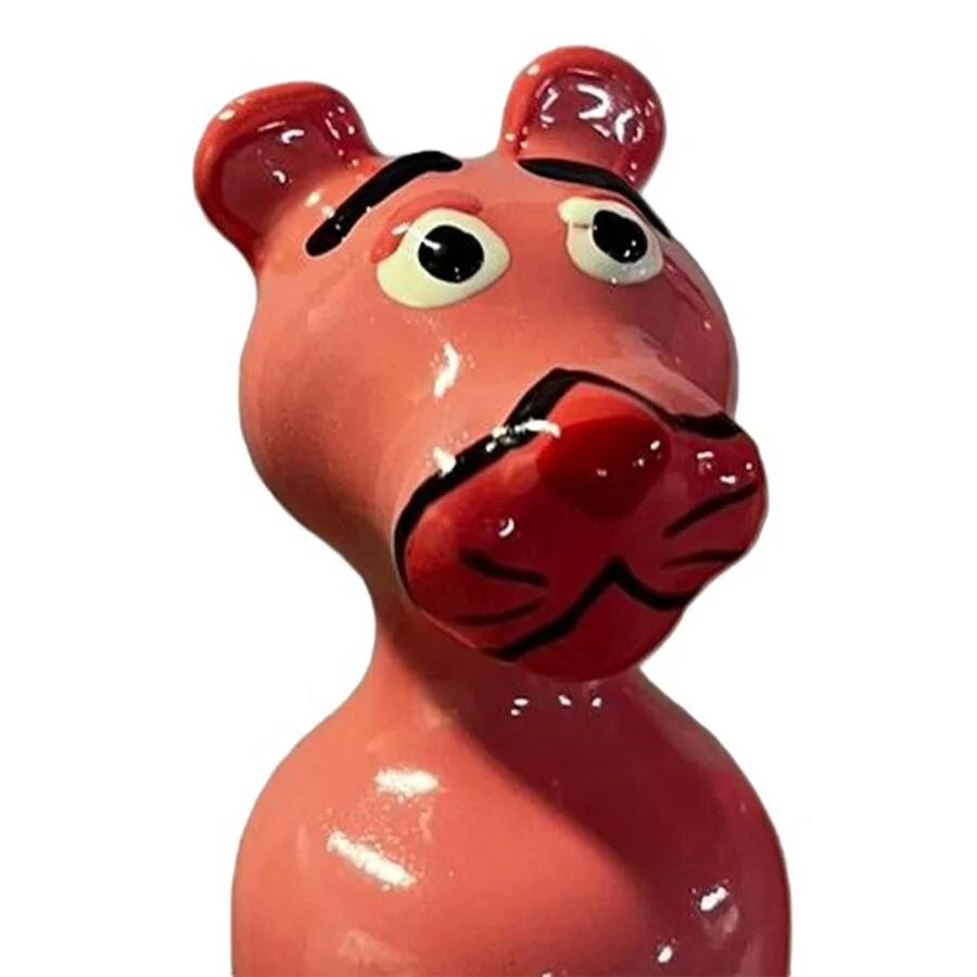 Condomerie - Handmålat Novelty Dekorativt Kondom Pink Panther