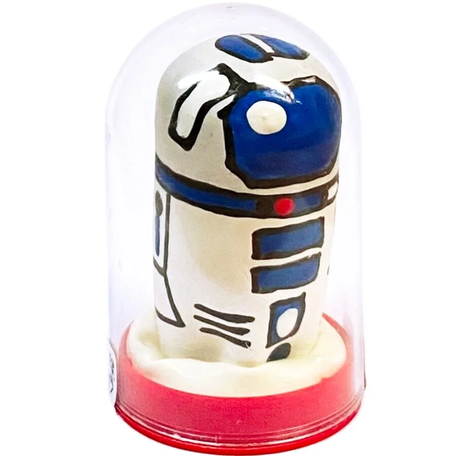 Condomerie - Handmålad Novelty Kondom Robotdesign