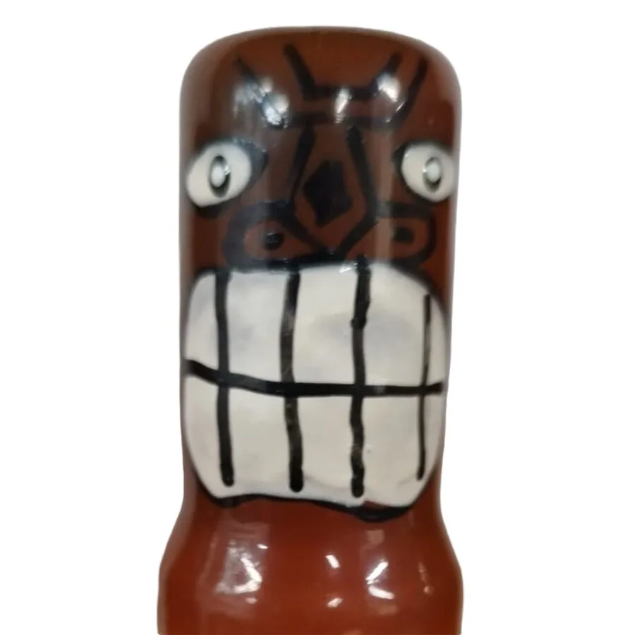 Condomerie - Handmålad Novelty Tiki Totem Kondom | TOTEM-FRIKI-02