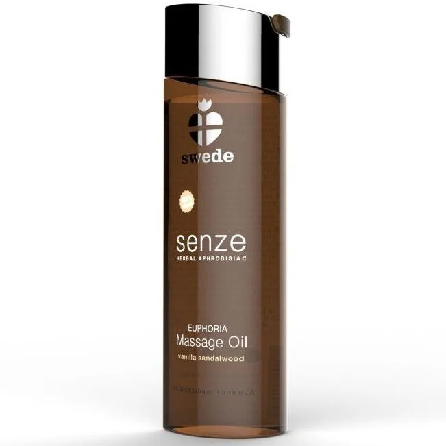 Swede - Herbal Aphrodisiac Massage Oil Euphoria | Vanilla Sandalwood | 75 ml