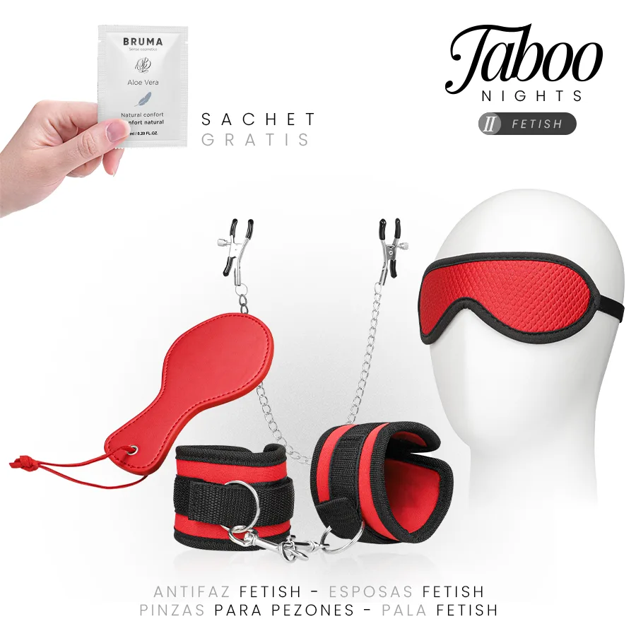 Taboo Nights 2: Fetish Dream Kit – Komplett BDSM-startpaket för nybörjare och par