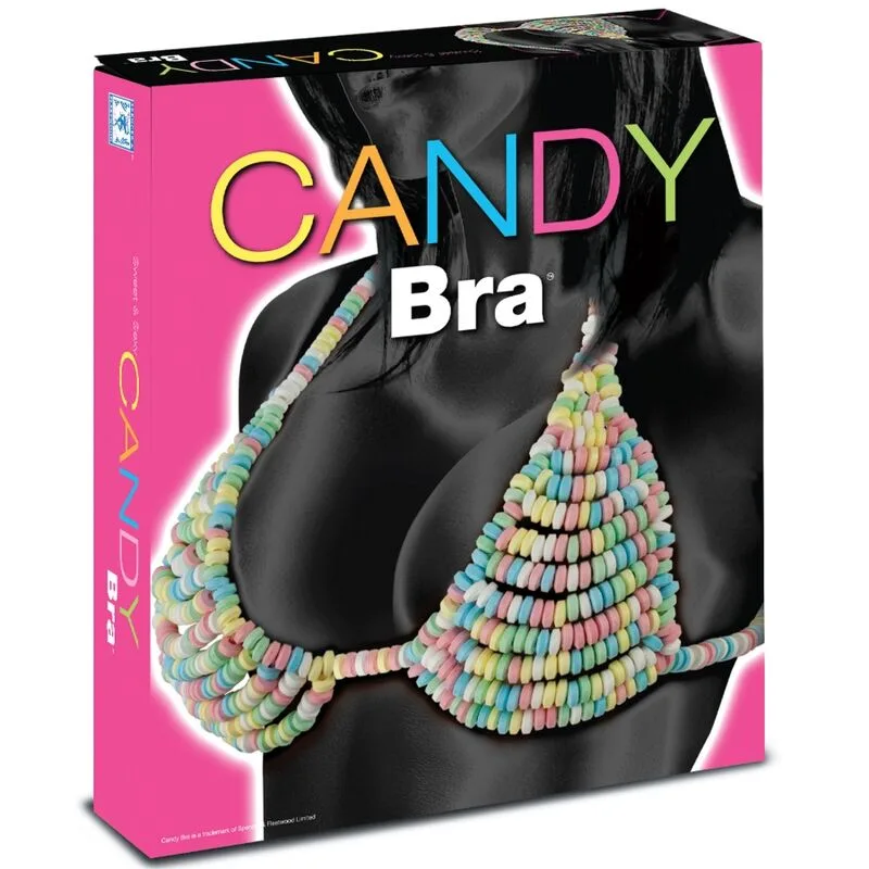 Spencer & Fleetwood - Candy Bra | Ätbart Noveltylinne i Tutti Frutti-smak