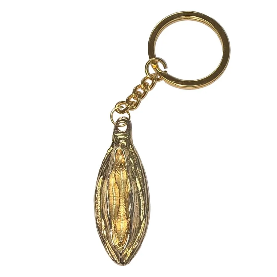 Diablo Picante – Guldläppar Metallnyckelring Noveltyaccessoar