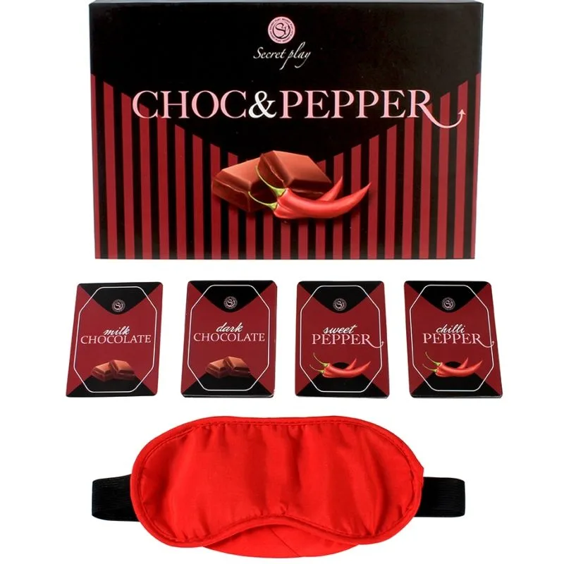 Secretplay – "Choc & Pepper" Intimitetskortspel för Par (Spanska/Engelska)