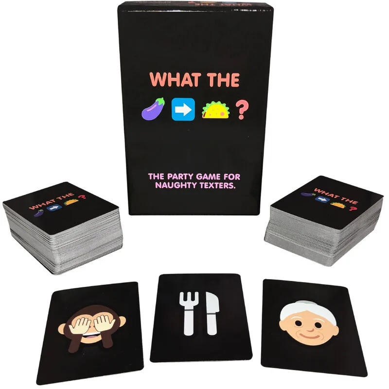 Kheper Games - What Is From Eggplant to Taco? Vuxet Emoji-Kortspel