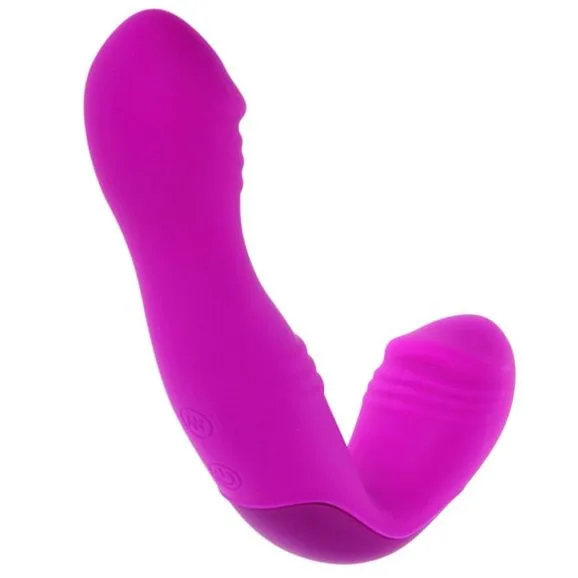 Pretty Love - Angelo Arnes Strapless Strap-On Vibrator i Lila