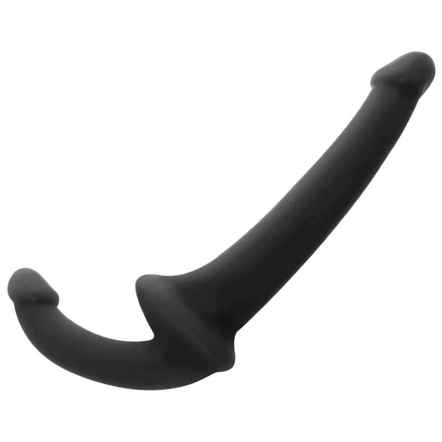 Addicted Toys – Strapless Dubbeldildo med G-punktsstimulering – Svart