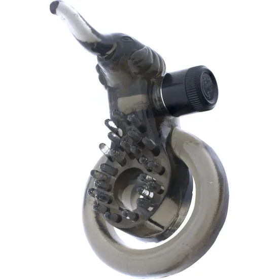 Seven Creations - Vibrating Couples Ring with Elephant Clitoral Stimulator