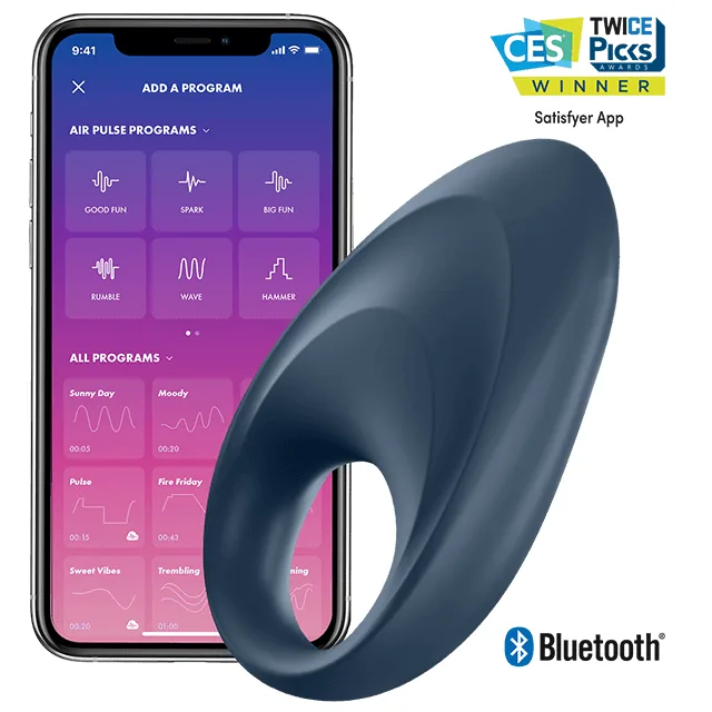 Satisfyer Mighty One Appkontrollerad Vibrerande Penisring