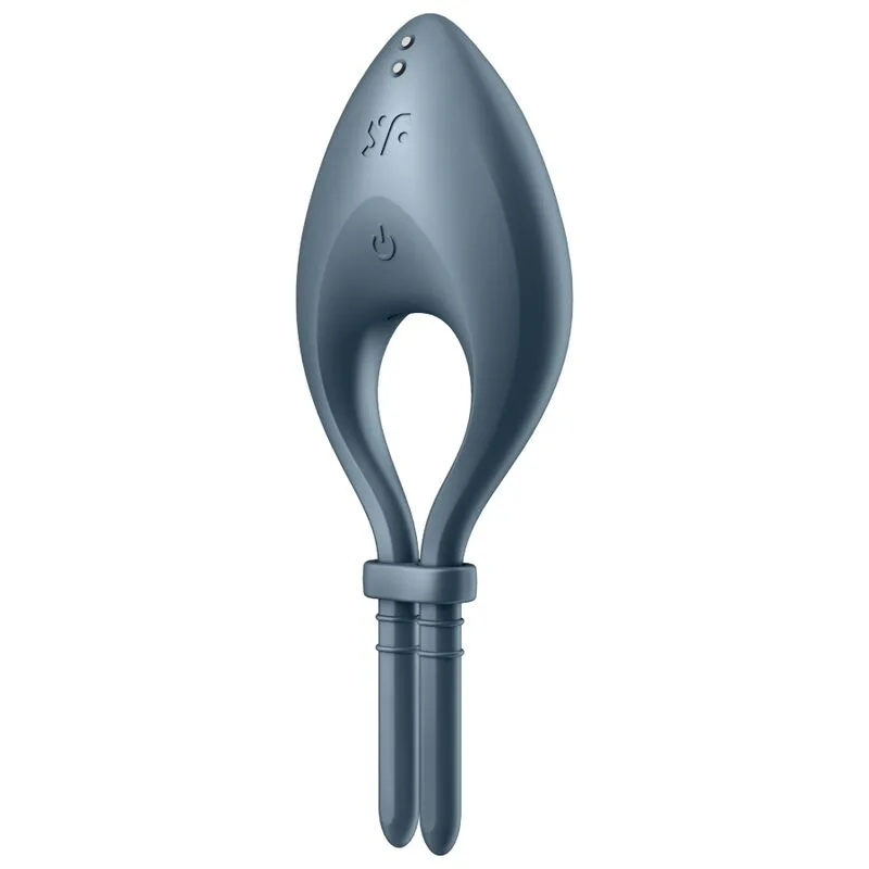 Satisfyer Bullseye Vibrerande Penisring med App-kontroll - Grå