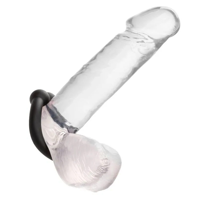 CalExotics - Alpha Liquid Silicone Muscle Enhancer Ring - Svart