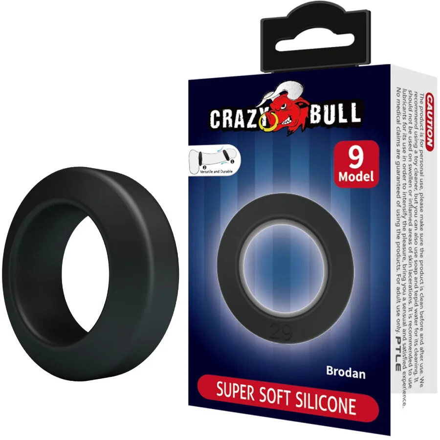 Crazy Bull - Brodan Silicone Penisring Modell 9