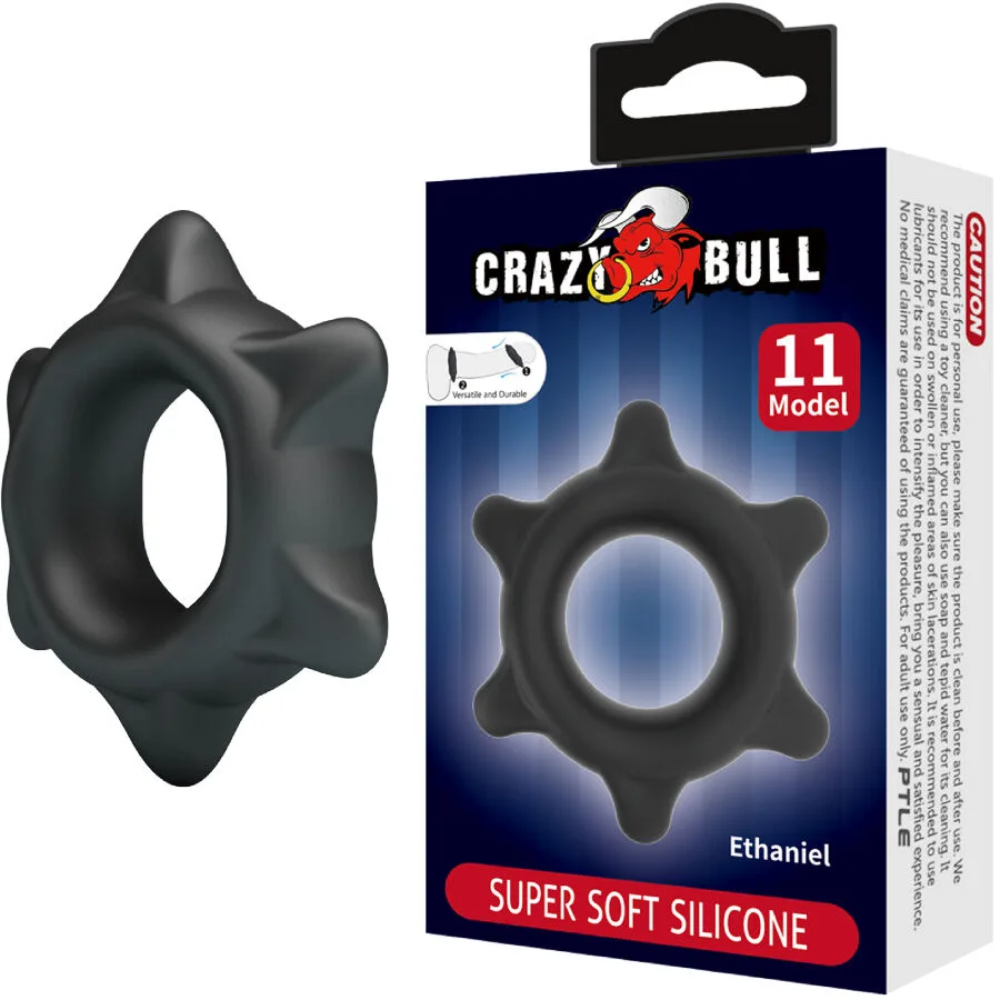 Crazy Bull - Ethaniel Silicone Penile Ring Model 11