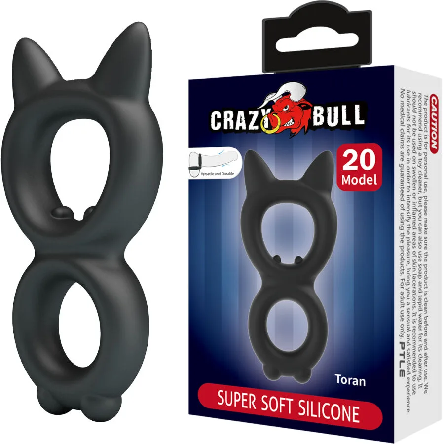 Crazy Bull - Toran Double Silicone Penile Ring Model 20