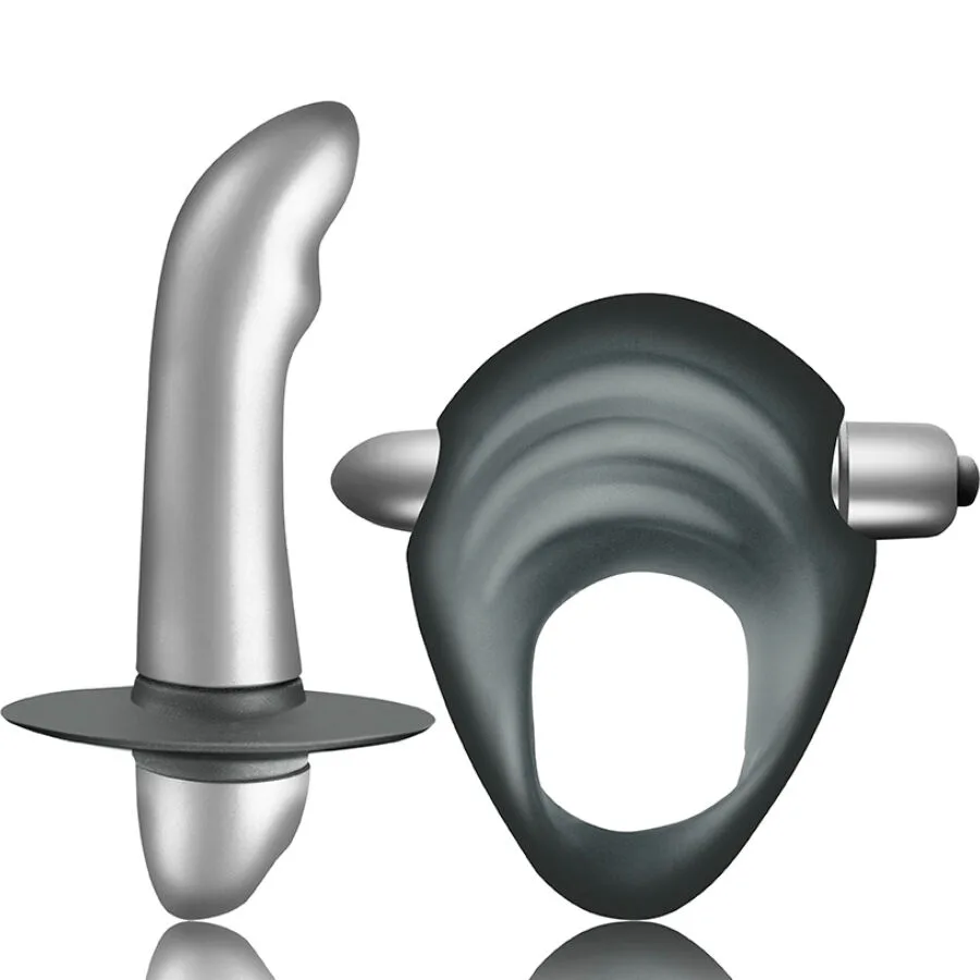 Climaximum - Entice Kit: Vibrerande Penisring & Prostatavibratorset för Nybörjare