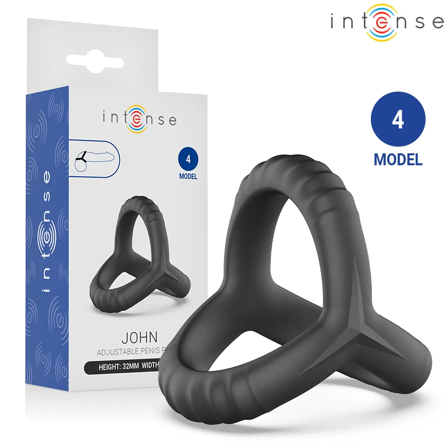 Intense - John Justerbar Trippel Penisring Modell 4
