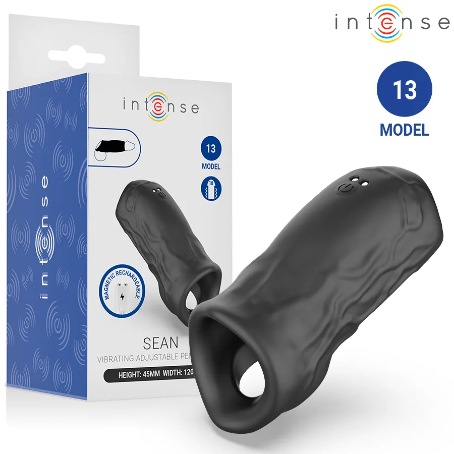 Intense - Sean Vibrating Adjustable Penis Ring Model 13 by Addicted Toys