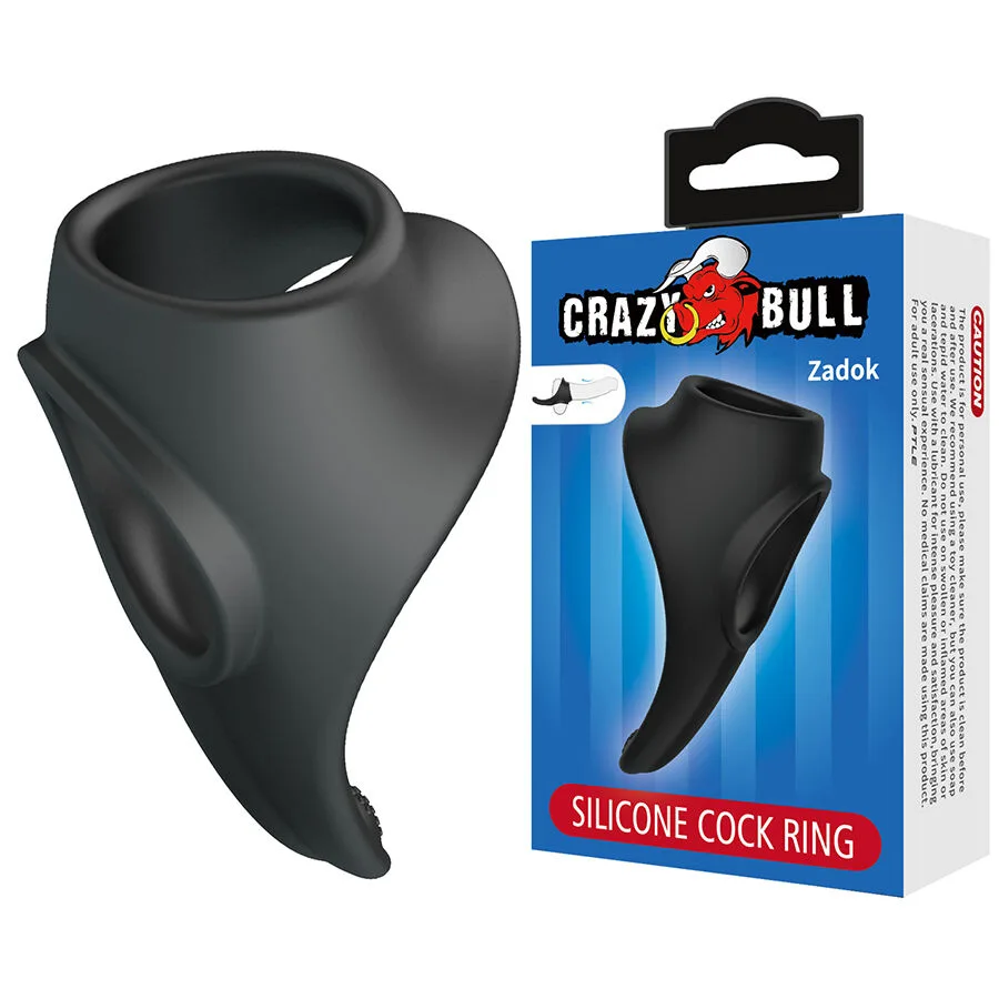 Crazy Bull - Zadok Ergonomic Penis and Testicle Ring with Perineal Stimulator