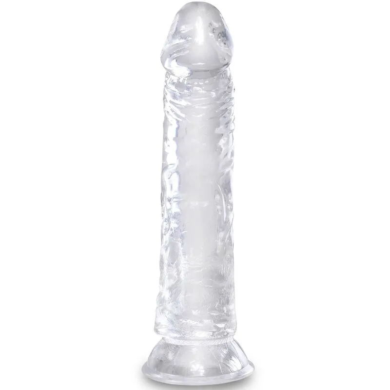King Cock Clear Realistisk Transparent Dildo – 19,7 cm Inserterbar Längd