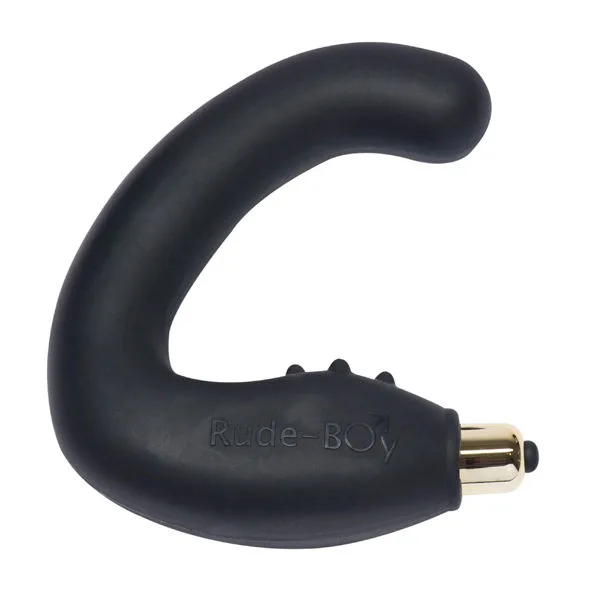 Rocks-Off Rude-Boy Male Prostate & Perineum Massager – 7 Vibration Modes – Black