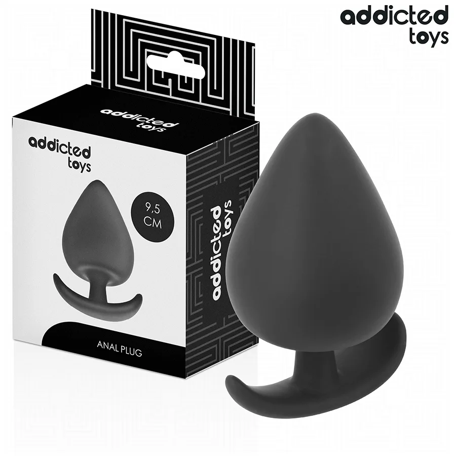 Addicted Toys – Premium Analplug i Medicinskt Silikon | XL-storlek | 9,5 cm Total Längd