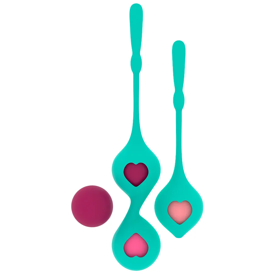 Rithual Deva Aqua Green Pelvic Floor Training Set – Progressive Kegel Exercise Balls