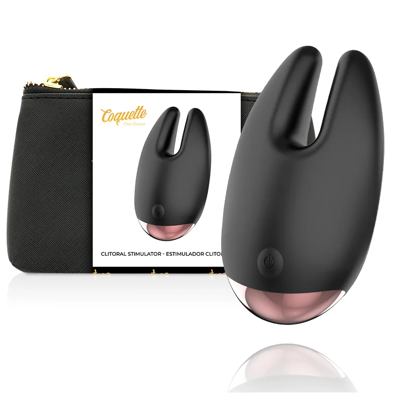 Coquette Chic Desire Uppladdningsbar Klitorisstimulator – Svart & Guld