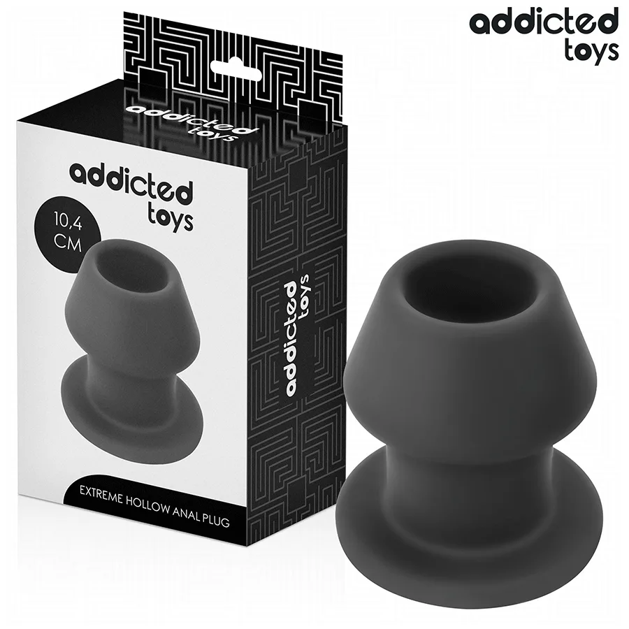 Addicted Toys – Extrem Ihålig Analplugg i Kroppssäker Silikon | Storlek L | 10,4 cm
