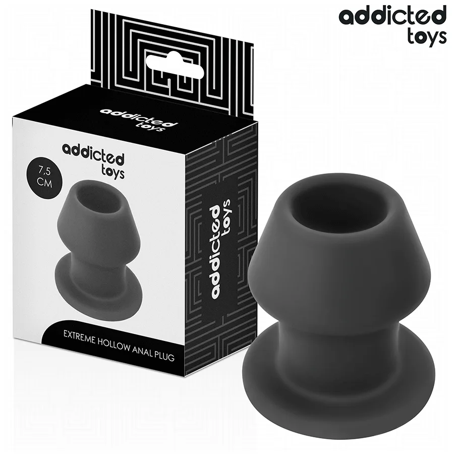 Addicted Toys – Extrem Ihålig Analplugg i Medicinsk Silikon | Storlek S | 7,5 cm