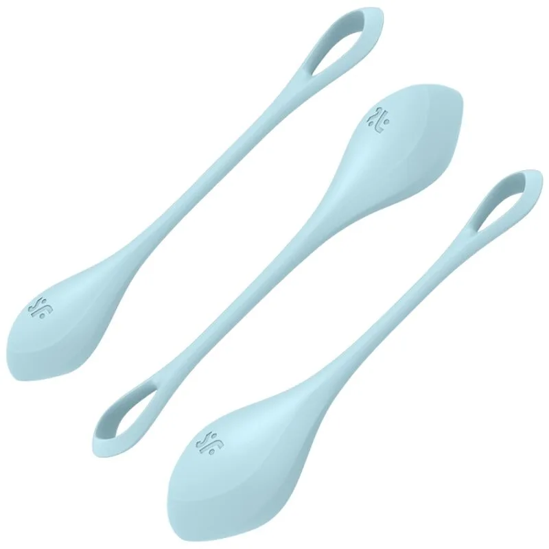 Satisfyer Yoni Power 2 Bäckenbotten Kegel-träningsset – Blå
