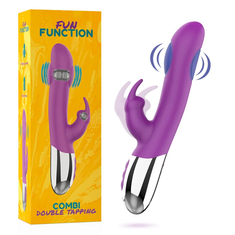 Fun Function - Combi Double Tapping Dual-Motor Klitoris- & G-punktsvibrator