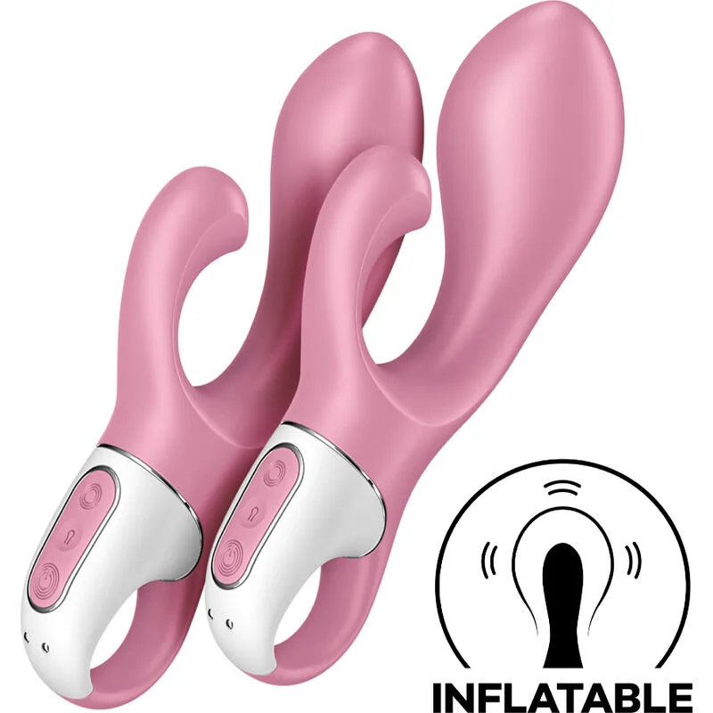 Satisfyer Air Pump Bunny 2 Inflatable Rabbit Vibrator – Pink