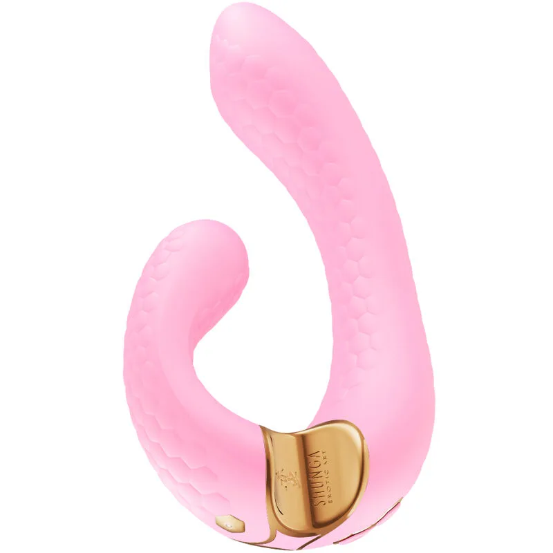 Shunga MIYO Intimatmassager – Klitoris- och G-punktsvibrator (Rosa)