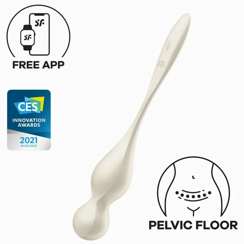 Satisfyer Love Birds 1 Vibrating Kegel Training Balls – White