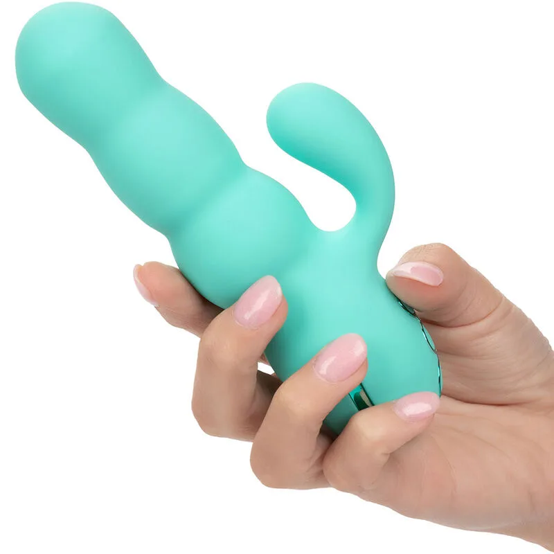 CalExotics - California Dreaming Del Mar Diva Rabbit Vibrator in Aqua Green