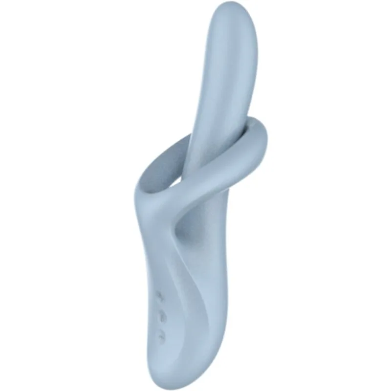 Satisfyer Heat Flex 4 Uppvärmande Kaninvibrator med 12 Vibrationsmodi – Blå