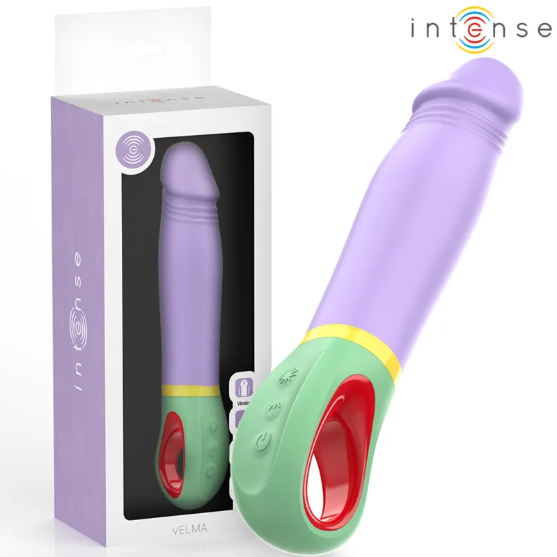 Intense - Velma Klassisk Silikonvibrator i Lila