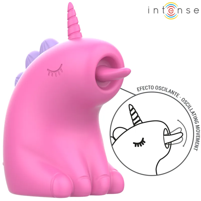 Intense - Pinkie 360° Roterande Tunga Klitorisstimulator | Vibrator med Enhörningsdesign
